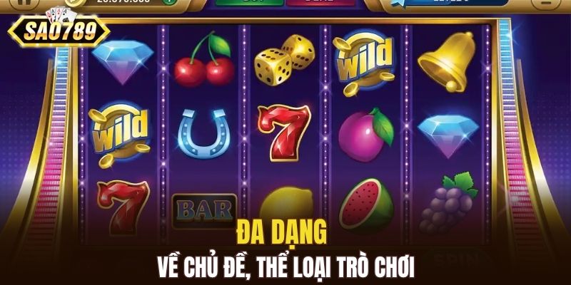Nổ hũ đổi thưởng đa dạng chủ đề game